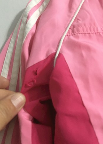 Adidas Kız Çocuk Pembe Fermuarlı Spor Ceket