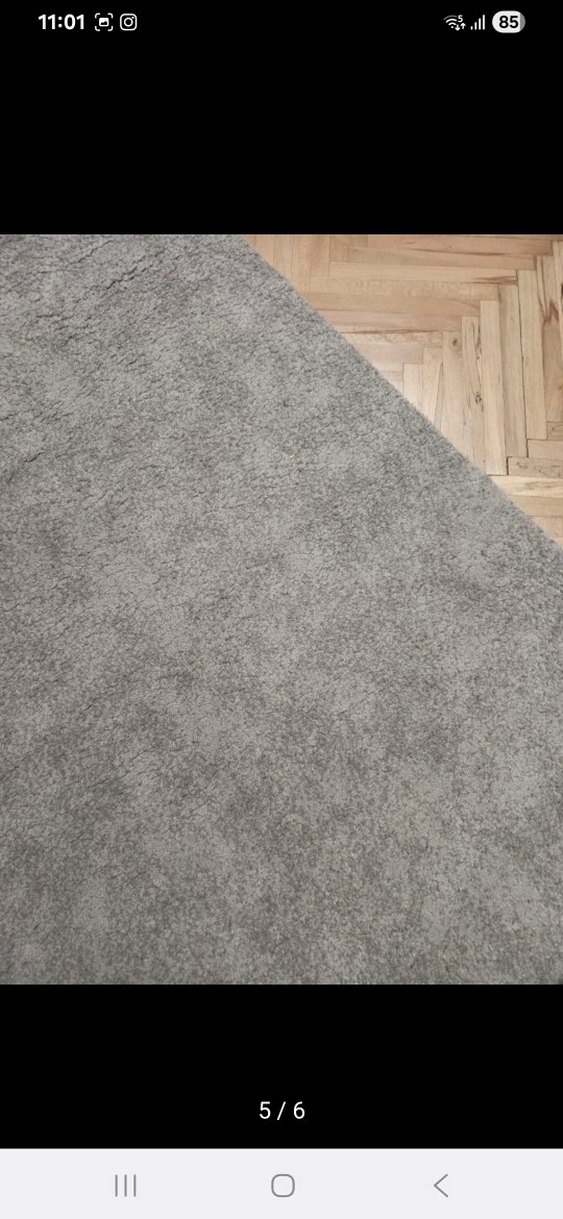 Ikea #stoense Gri Modern Desensiz Halı - Görsel 5