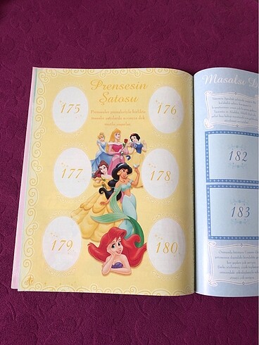 Beden Renk Disney Prenses Çıkartma Albümü Sticker