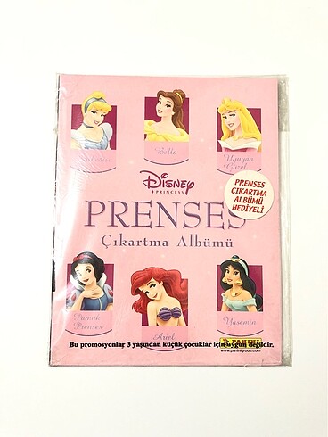 Disney Prenses Çıkartma Albümü Sticker
