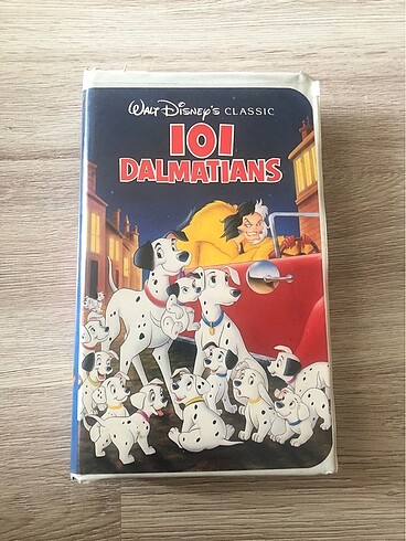 101 Dalmatians VHS Kaset Disney