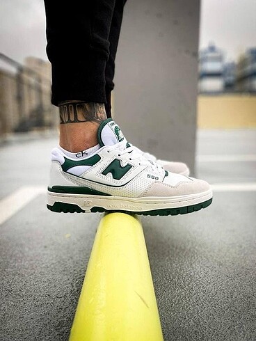 New Balance 550 Beyaz Yeşil Sneaker