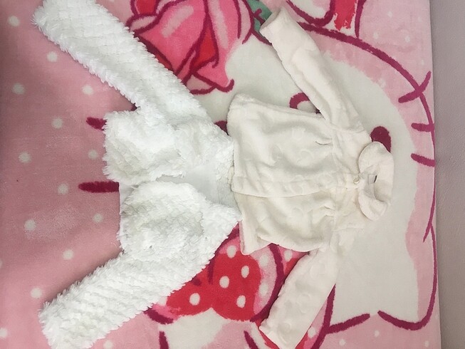 Peluş hırka ve yelek