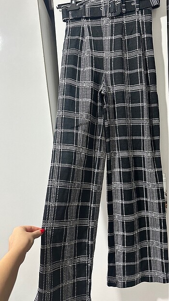 Trendyol & Milla PİTİKARELİ KALIN PANTOLON