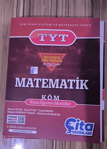 TYT Matematik Konu Öğreten Modüller Kitabı Çita yayınları