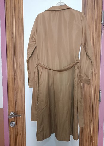 Bej Kadın Uzun Boy Trençkot - Görsel 4