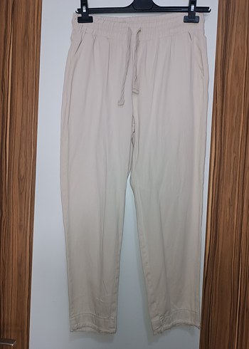 Bej Regular Fit Kadın Kumaş Pantolon - Görsel 2