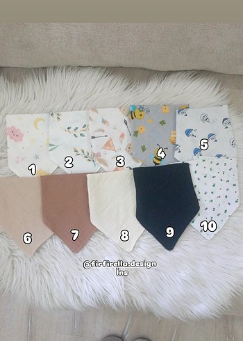 MÜSLİN BEBEK YAKALIK ÖNLÜK Modeller sonda - Görsel 4