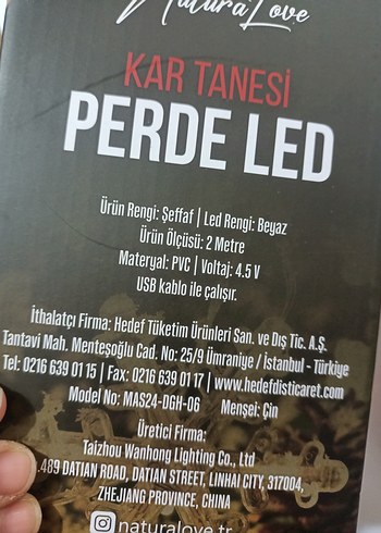 Beyaz Kar Tanesi ve Yıldız Işıklı Dekor - Görsel 4