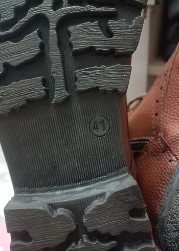 Kahverengi Deri Bağcıklı Erkek Bot - Görsel 7