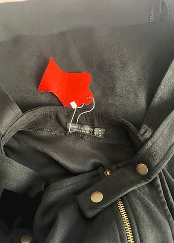 Siyah kadifemsi elbise - Görsel 3