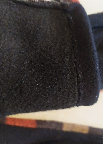 Kahverengi Kareli Tokalı Kadın Eldiveni - Görsel 3