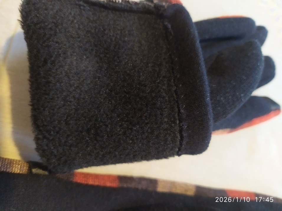 Kahverengi Kareli Tokalı Kadın Eldiveni - Görsel 3