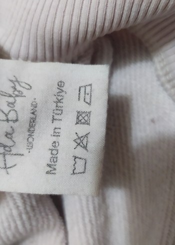 Kapüşonlu Beyaz ve Haki Sweatshirt - Görsel 7