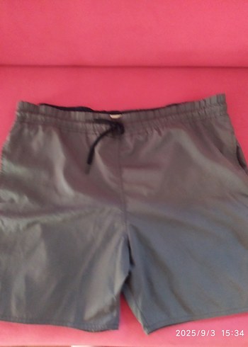 Gri Erkek Midi Yüzme Şortu - Görsel 2