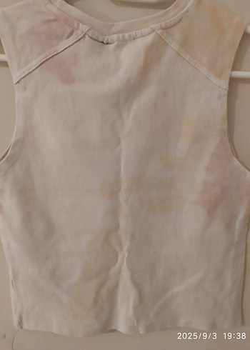 Kız çocuk Batik Desenli atlet tişört - Görsel 5