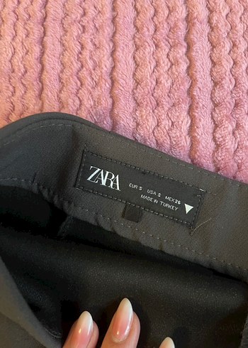 s Beden gri Renk Antrasit Zara Şort Etek