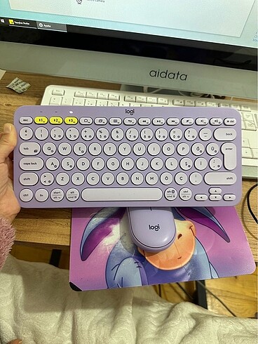 Logitech Kablosuz klavye mouse set