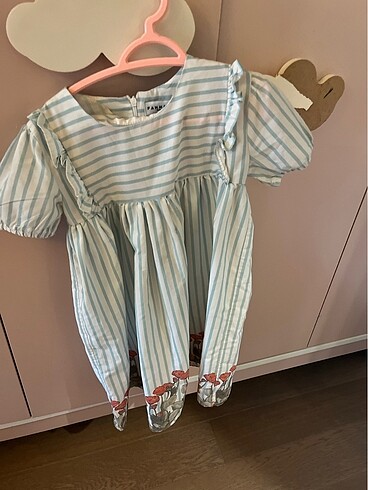 Kız çoccuk fahhar kids elbise 5 6 yaş