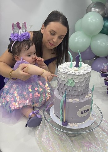 deniz kızı doğum günü elbisesi - Görsel 3