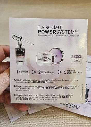 Beden Renk #lancome deneme boy 4ml toplam