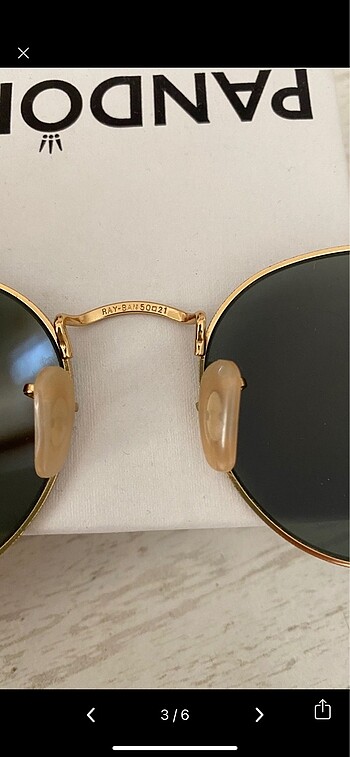  Beden Ray-Ban güneş gözlüğü Rb3447