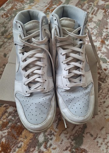 Gri-Beyaz Erkek spor ayakkabı - Görsel 3