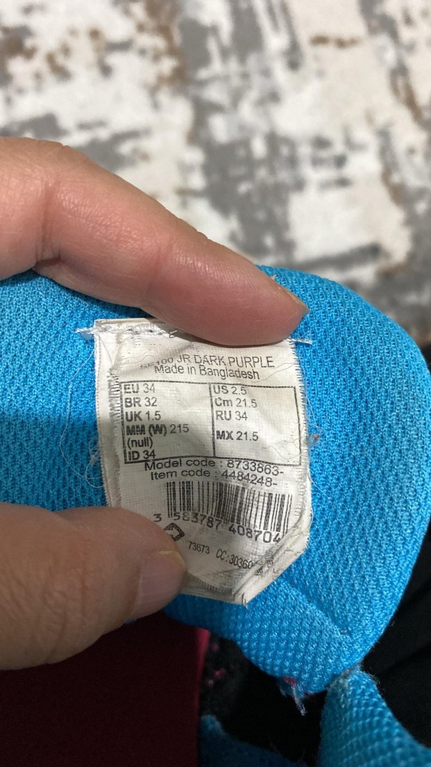 Erkek Çocukı Mor Velcro Bağcıklı Spor Ayakkabı - Görsel 4