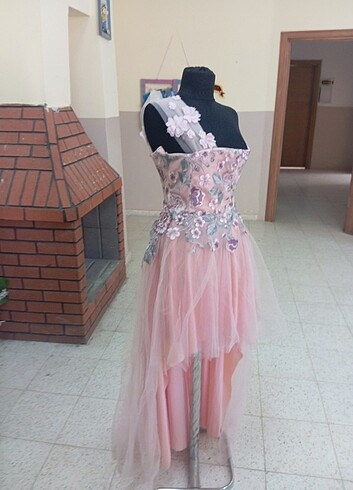 38 Beden Pudra abiye 38 40bedene uyunlu