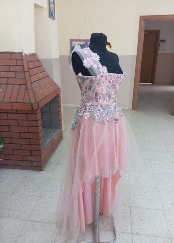 Pudra abiye 38 40bedene uyunlu - Görsel 3