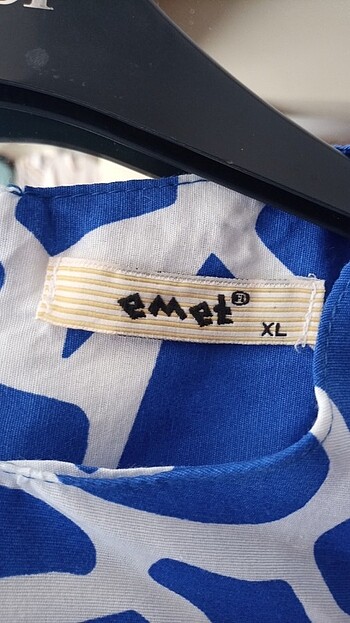 xl Beden mavi Renk Yazlık elbise