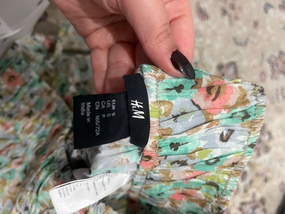 Bohem Çiçek Desenli Midi  Etek - Görsel 2