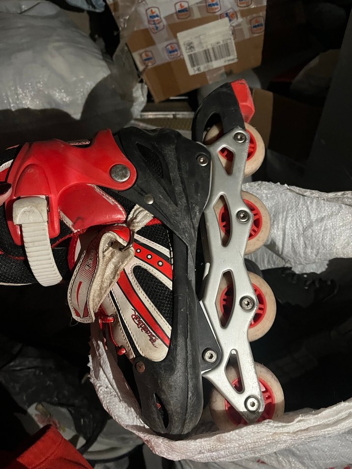 Kırmızı Tokalı Biker Paten - Görsel 4