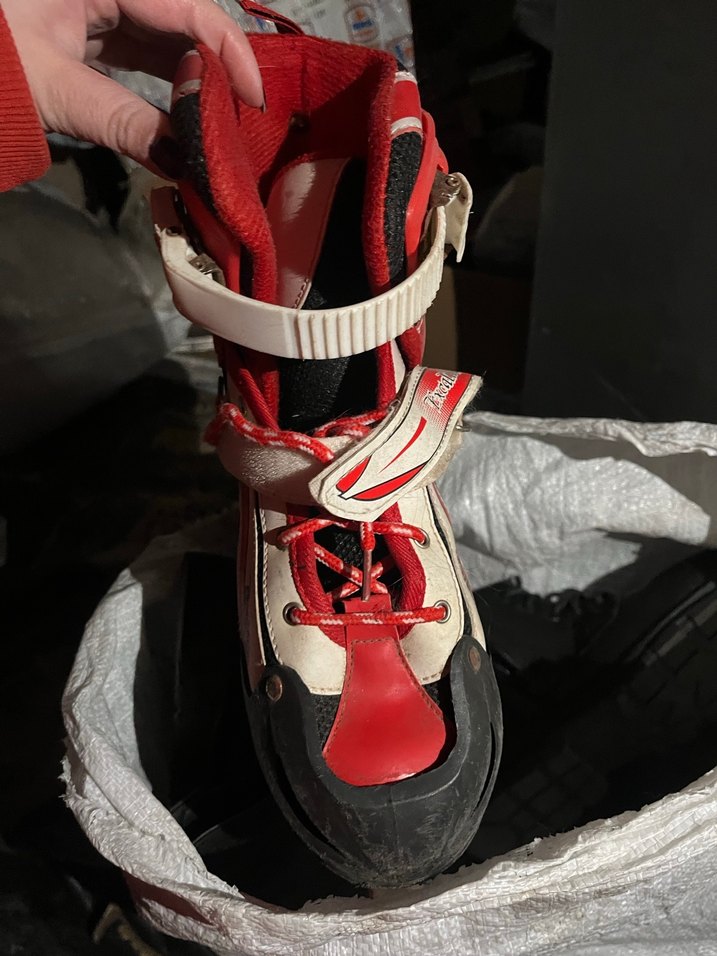 Kırmızı Tokalı Biker Paten - Görsel 2