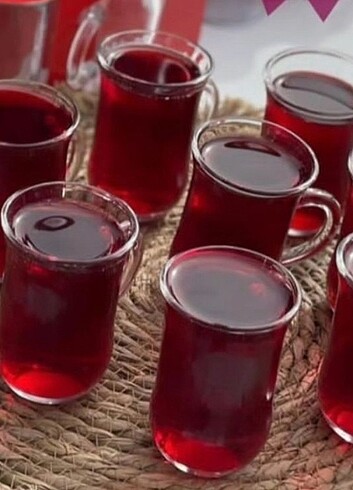 6 lı kulplu çay bardağı 