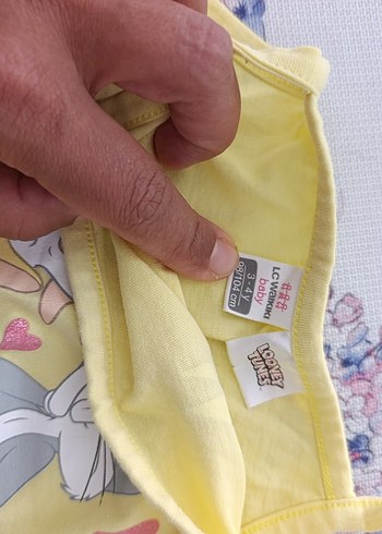 3 Yaş Beden pembe Renk Kız cocuk Pembe Şortlu Takım