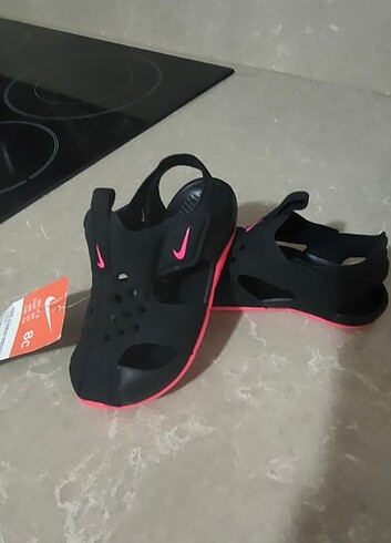 Nike Sunray Protect 2, Siyah Cocuk Sandalet, 25 numara