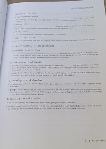 Beden KPSS 2025 Vatandaşlık Ders İzleme Defteri
