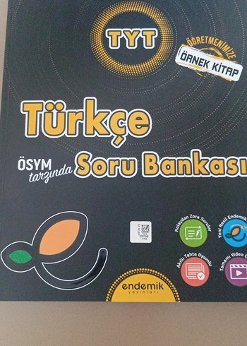 TYT Türkçe Soru Bankası Endemik Yayınları