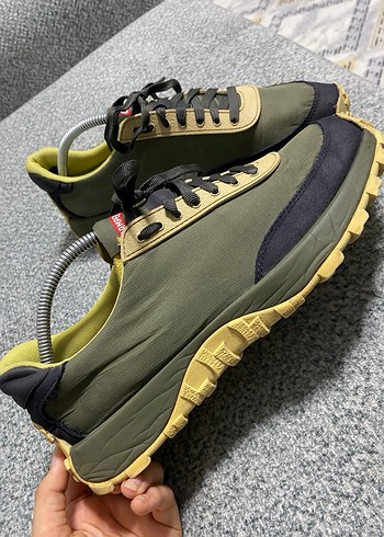 Haki Kamuflaj Erkek Spor Ayakkabı Velcro - Görsel 4