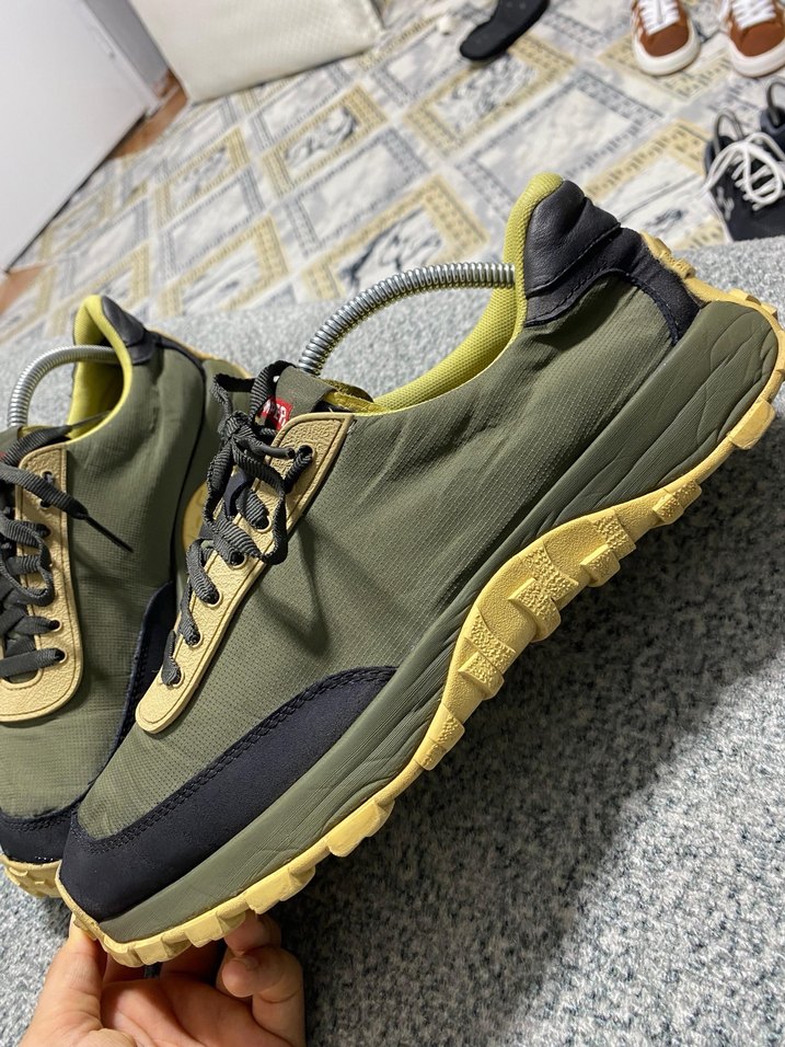 Haki Kamuflaj Erkek Spor Ayakkabı Velcro - Görsel 2