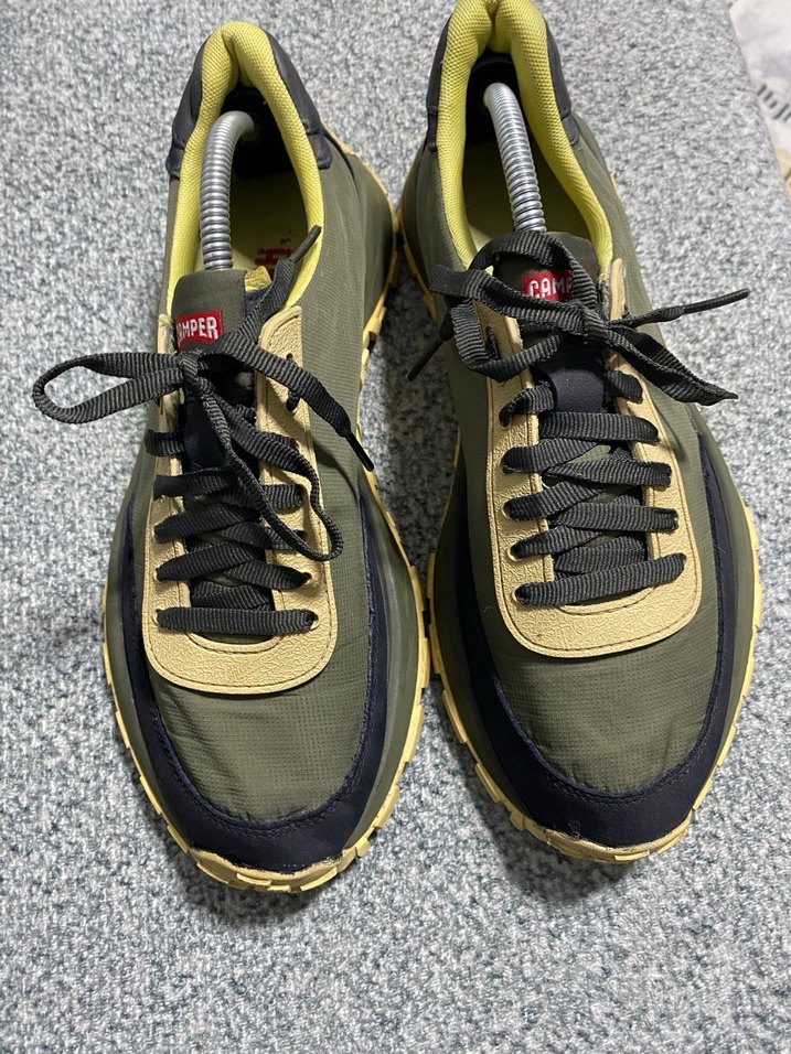 Haki Kamuflaj Erkek Spor Ayakkabı Velcro - Görsel 3