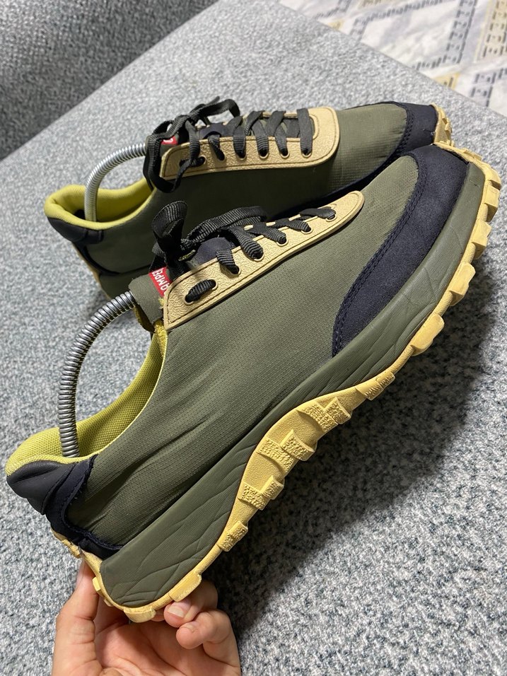 Haki Kamuflaj Erkek Spor Ayakkabı Velcro - Görsel 4