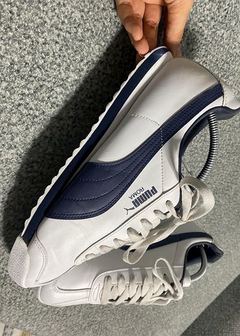 Beyaz Lacivert Puma orjinal Spor Ayakkabı - Görsel 3