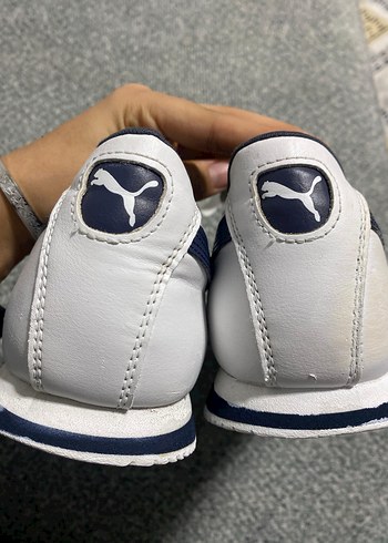 Beyaz Lacivert Puma orjinal Spor Ayakkabı - Görsel 6