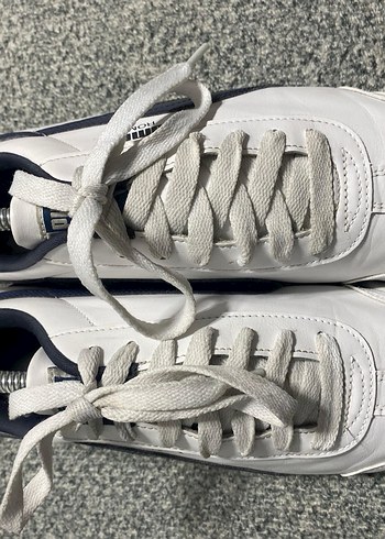 Beyaz Lacivert Puma orjinal Spor Ayakkabı - Görsel 5