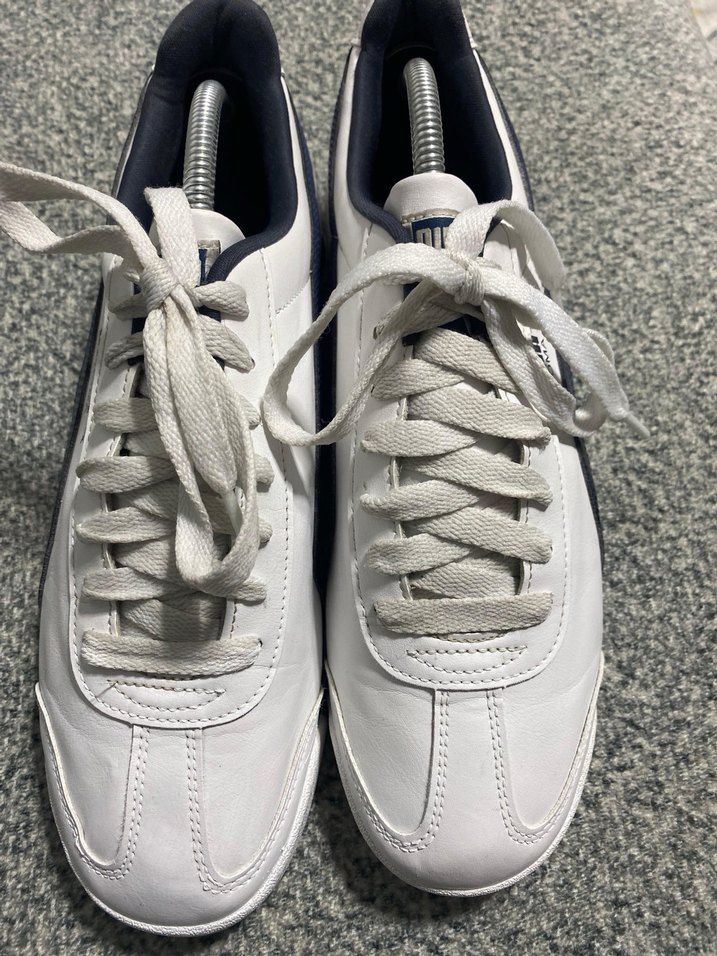 Beyaz Lacivert Puma orjinal Spor Ayakkabı - Görsel 4