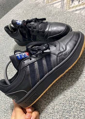 Siyah Adidas Erkek bayan uyumlu Spor Ayakkabı Velcro Detaylı - Görsel 8