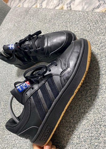 Siyah Adidas Erkek bayan uyumlu Spor Ayakkabı Velcro Detaylı - Görsel 3