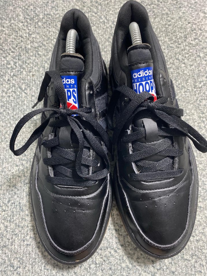 Siyah Adidas Erkek bayan uyumlu Spor Ayakkabı Velcro Detaylı - Görsel 4